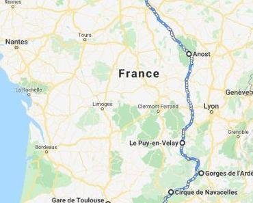 Traverser la France à vélo en un mois